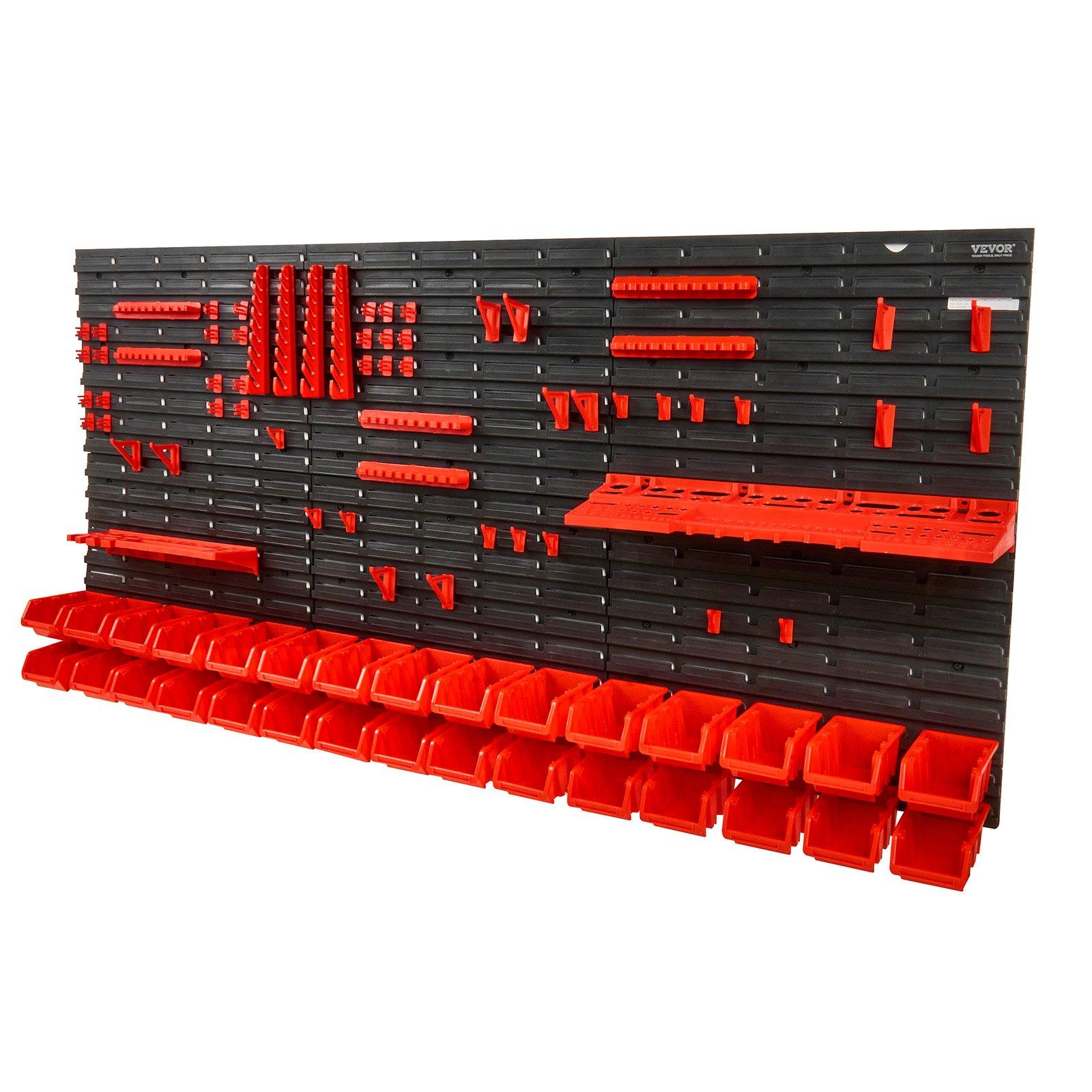 Workshop Tools Shelf - Organizador de Parede com 30 Compartimentos