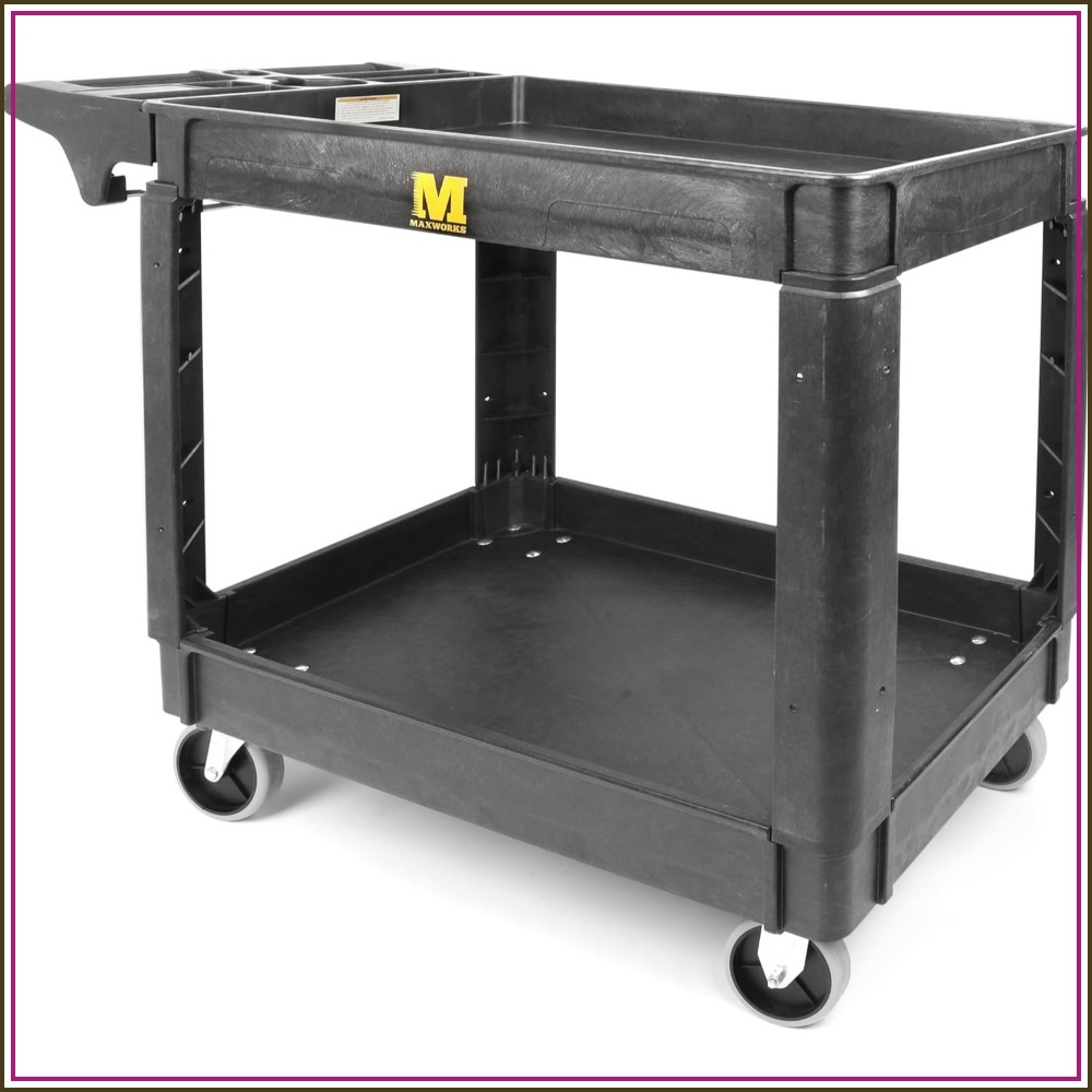 Workshop Tools Shelf - Carrinho de Serviço Reforçado com 2