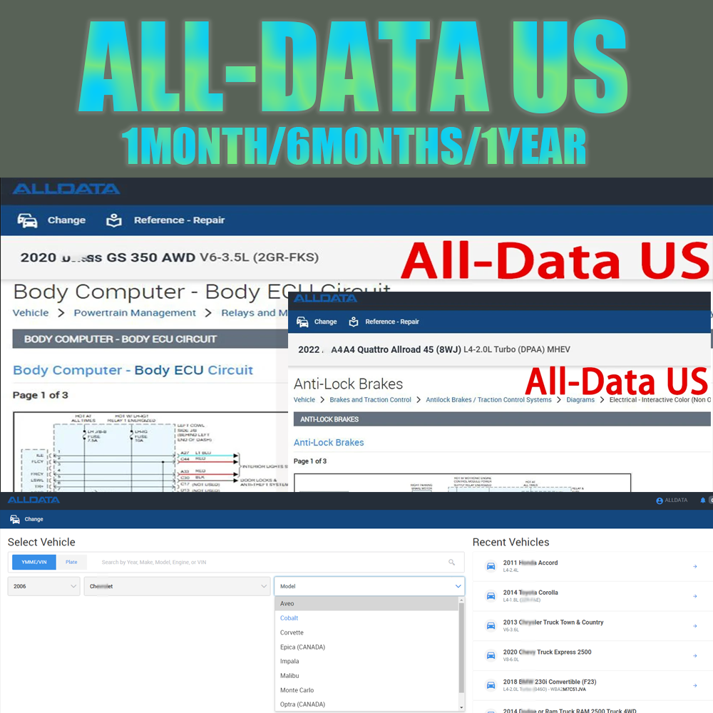 Workshop Tools Diagram - NOVO Software de Reparo Automotivo Alldata