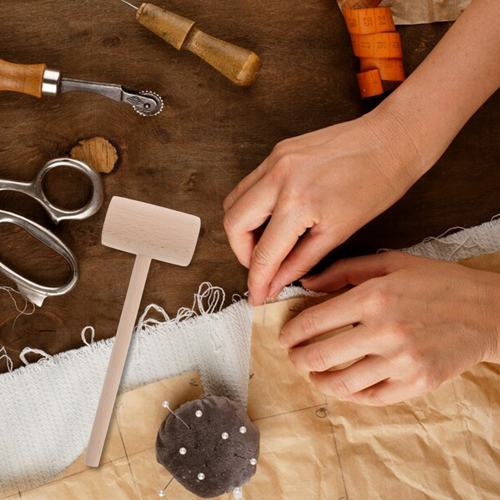 Mallet Wood Carving - Martelo de Madeira DIY para Artesanato,