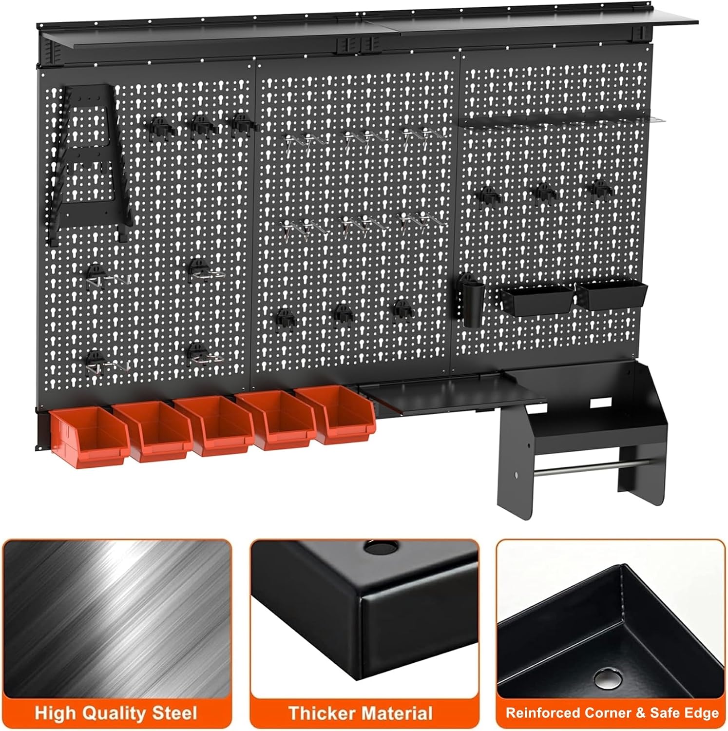 Kit de Painel Organizador de P - Workshop Tools.Hanging Board avaliação e preço