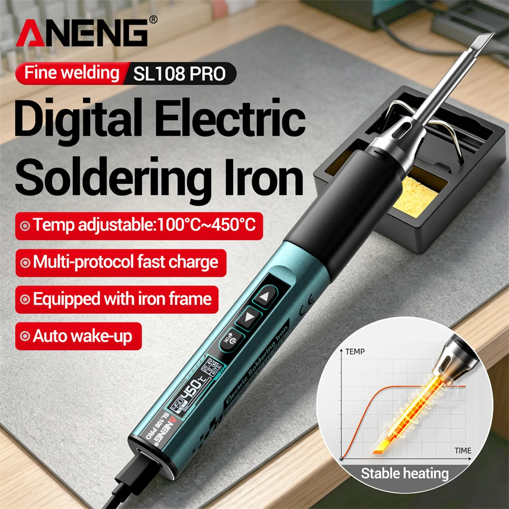 Ferro de Solda Elétrico ANENG  - Tools Qc avaliação e preço