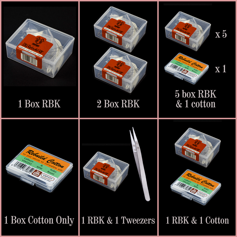Kit de reconstrução vapjoy ori - Tools Vape avaliação e preço