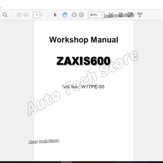 Para Hitachi Full Shop Manual  - Tools In Workshop Pdf avaliação e preço