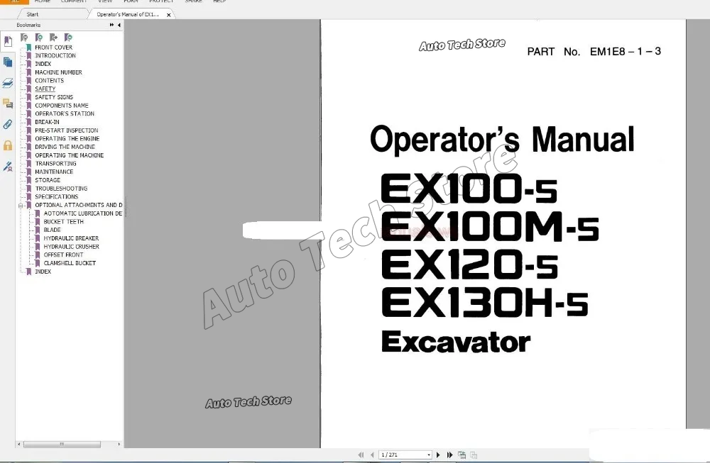 Para Hitachi Full Shop Manual  - Tools In Workshop Pdf avaliação e preço