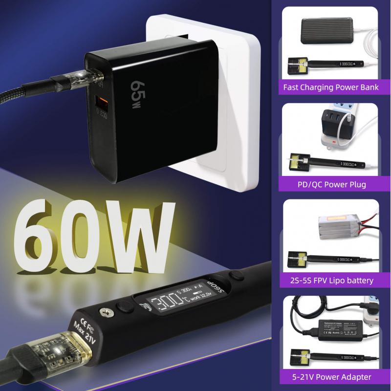 Ferro de solda elétrico portát - Tools Qc avaliação e preço