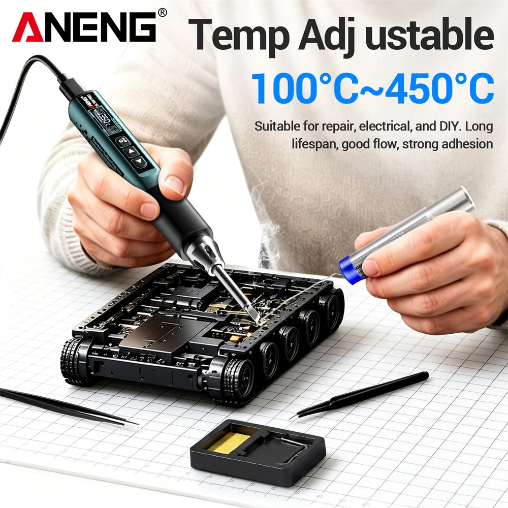 Ferro de Solda Elétrico ANENG  - Tools Qc avaliação e preço