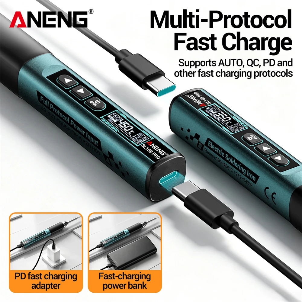 Ferro de Solda Elétrico ANENG  - Tools Qc avaliação e preço