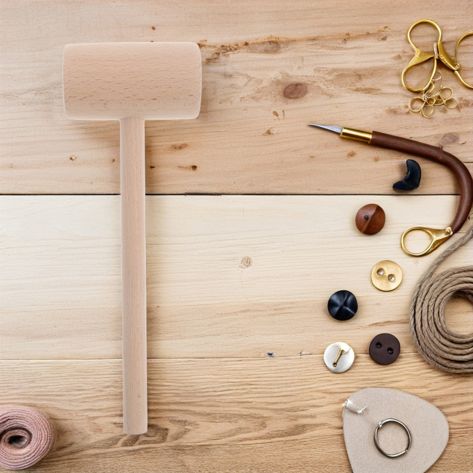 Martelo de Madeira DIY para Ar - Mallet Wood Carving avaliação e preço
